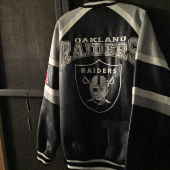 Other - Oakland Raiders Leather Jacket